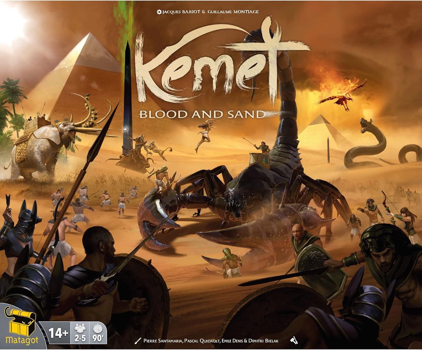 Kemet Blood and Sand Board Game - WiredVillage GamesMatagot