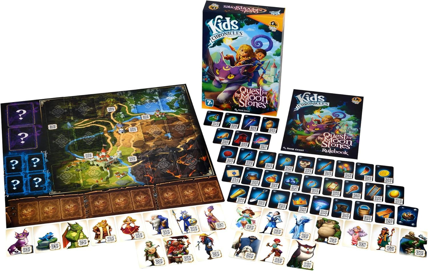 KIDS' CHRONICLES: QUEST FOR THE MOONSTONES - WiredVillage Games - Lucky Duck Games
