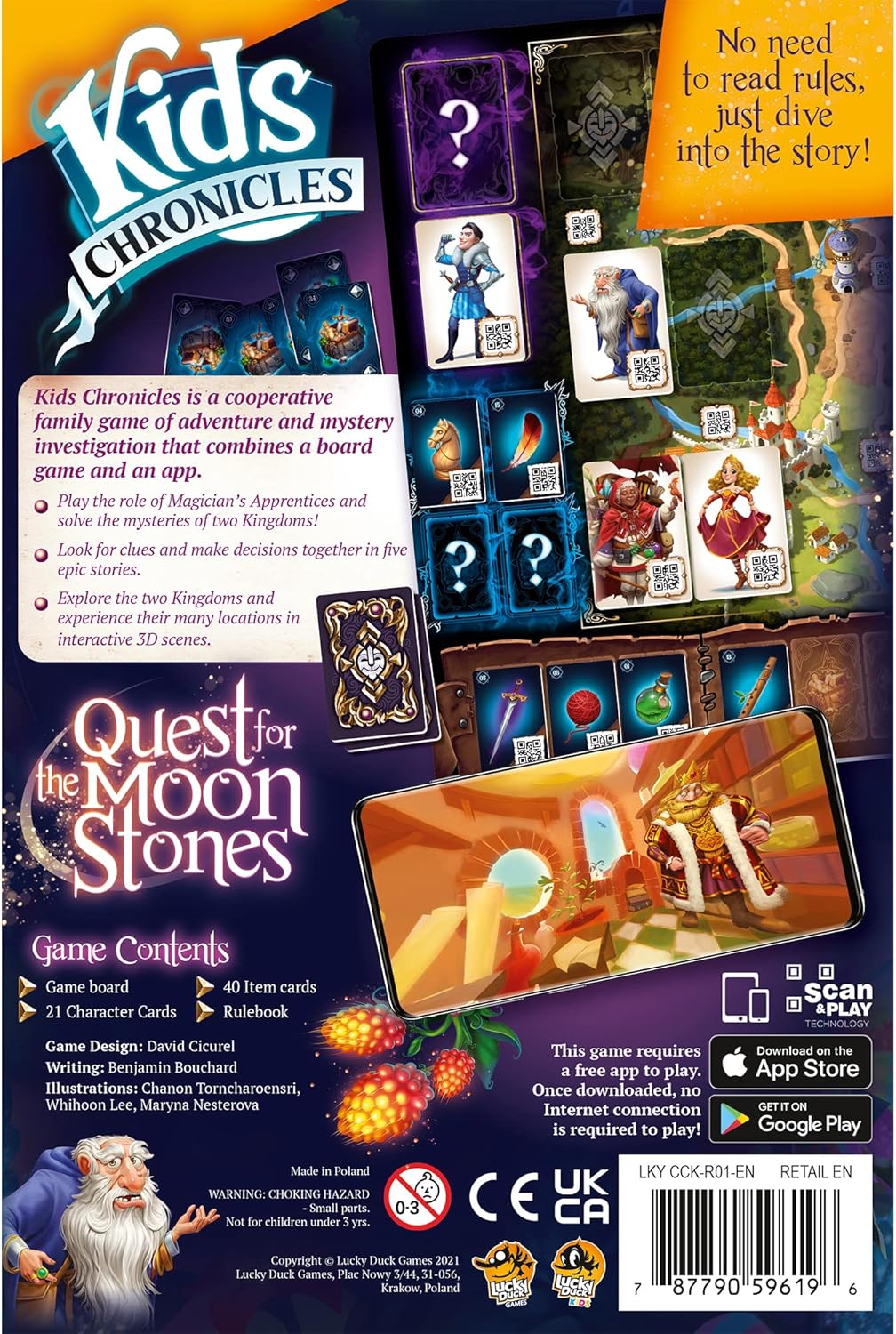 KIDS' CHRONICLES: QUEST FOR THE MOONSTONES - WiredVillage Games - Lucky Duck Games