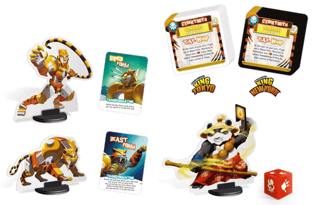 King of Tokyo New York Cybertooth Monster Pack - WiredVillage Games - Iello