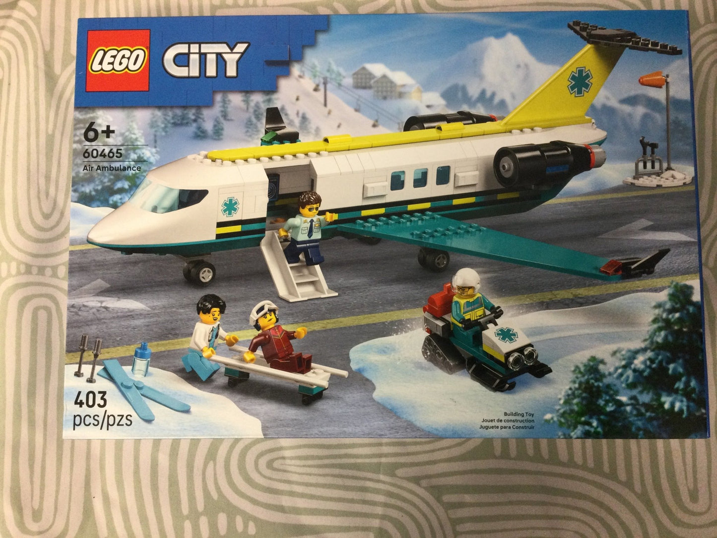 LEGO City Emergency Air Ambulance Airplane 60465 - WiredVillage Games - LEGO WiredVillage Games