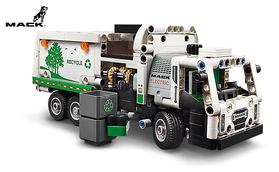 LEGO City Mack LR Electric Garbage Truck (60386) - WiredVillage Games - LEGO