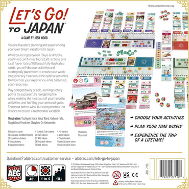Let's Go! To Japan - WiredVillage Games - Alderac Entertainment Group (AEG)