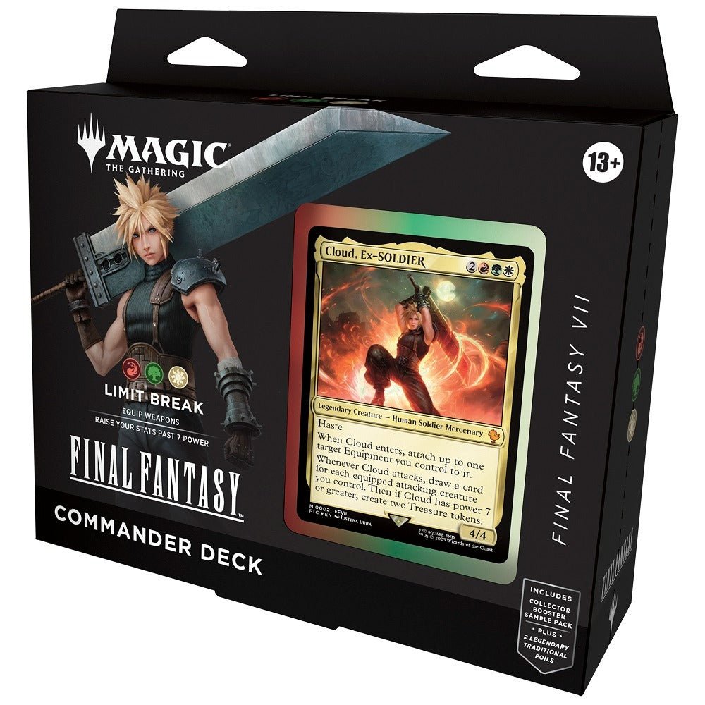 Limit Break Commander Deck - WiredVillage Games - Wizards of the Coast