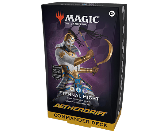 Magic the Gathering Aetherdrift Eternal Might Commander Deck - WiredVillage Games - Wizards of the Coast