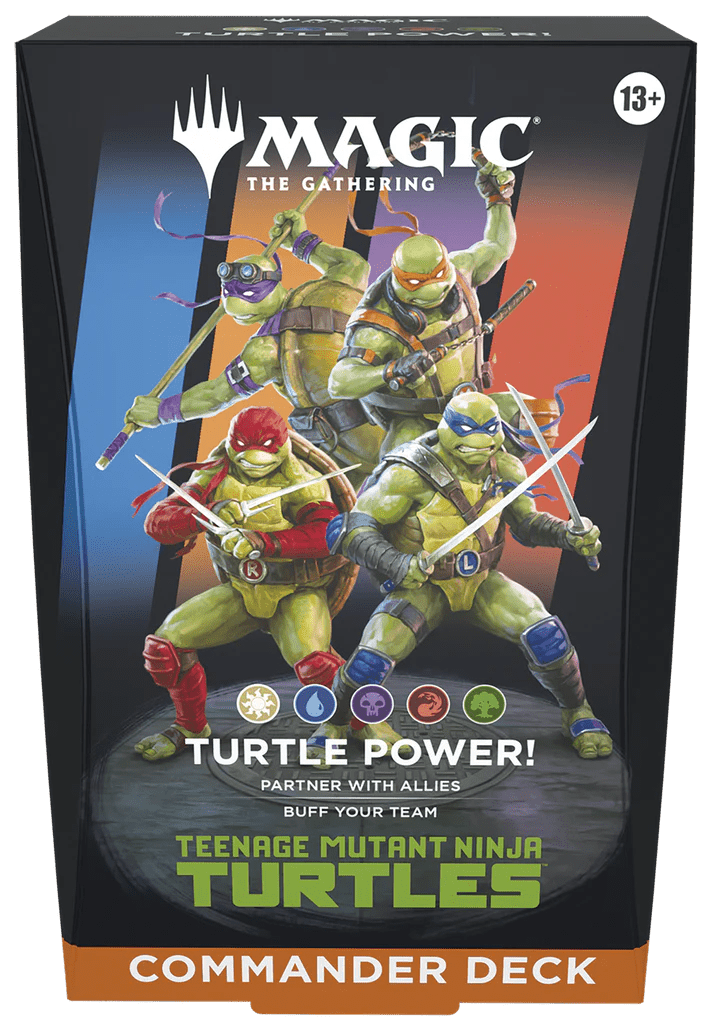 Magic: The Gathering | Teenage Mutant Ninja Turtles - Turtle Power Commander Deck - WiredVillage Games - Wizards of the Coast