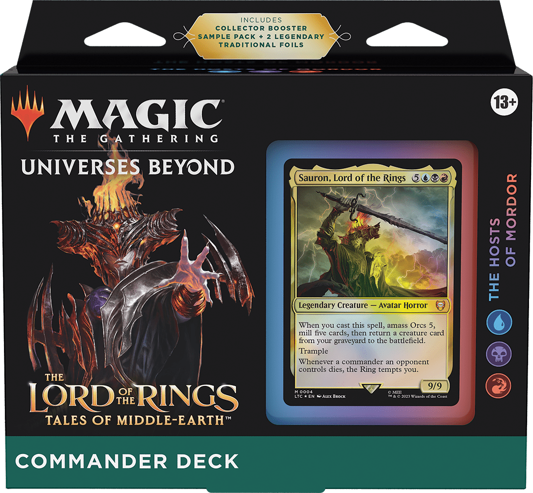 Magic The Gathering: Universes Beyond Lord of The Rings: Tales of Middle - Earth Commander Deck - WiredVillage Games - Wiredvillage Games