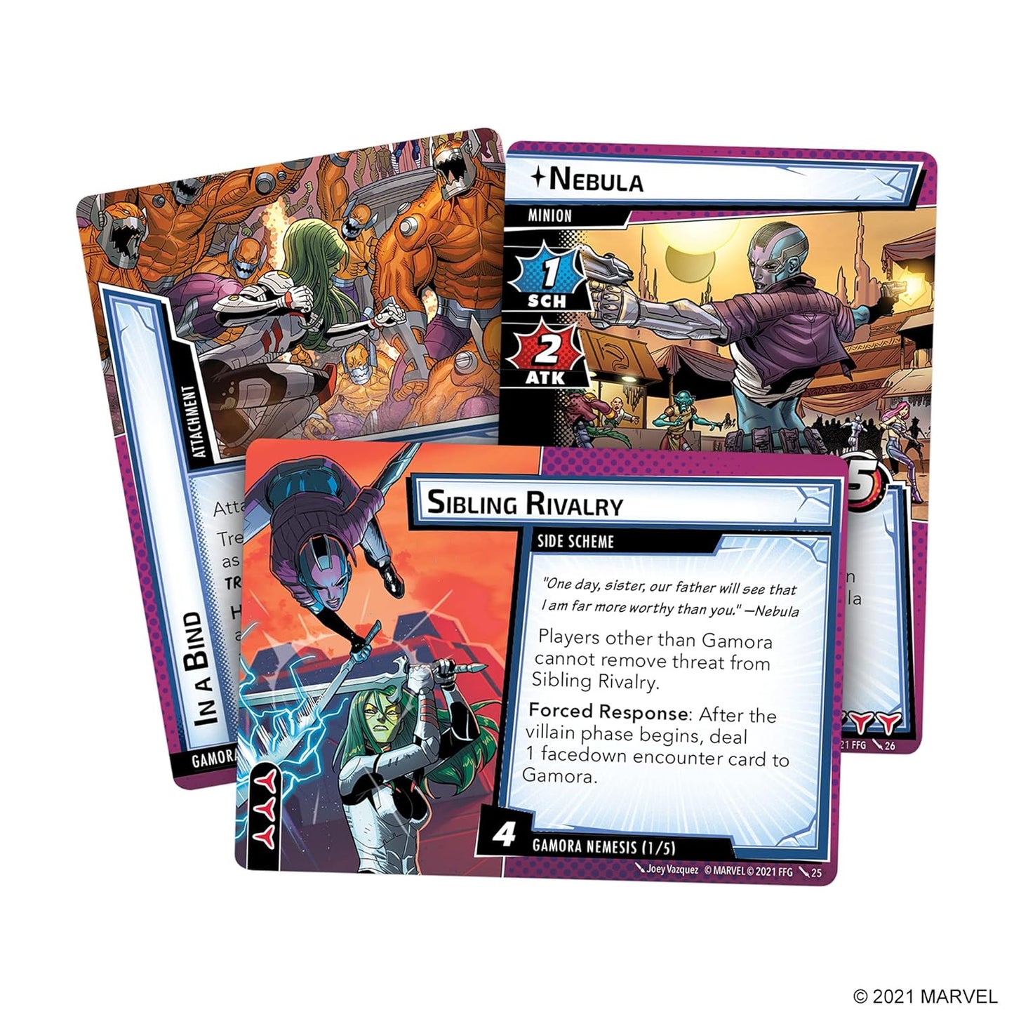 Marvel Champions The Card Game Gamora Hero Pack - WiredVillage GamesFantasy Flight Games