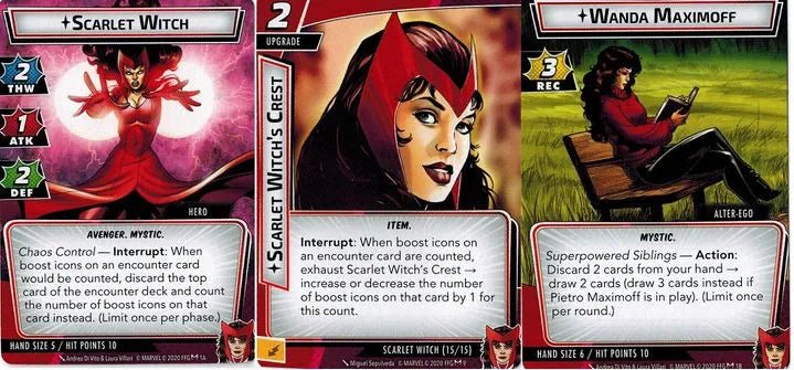 Marvel Champions The Card Game Scarlet Witch Hero Pack - WiredVillage GamesFantasy Flight Games