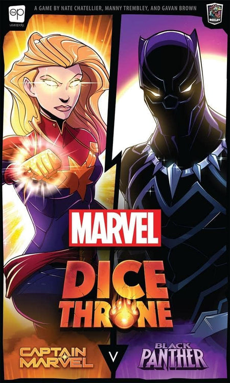 Marvel Dice Throne 2 - Hero Box #1 - Captain Marvel & Black Panther - WiredVillage Games - Roxley Games