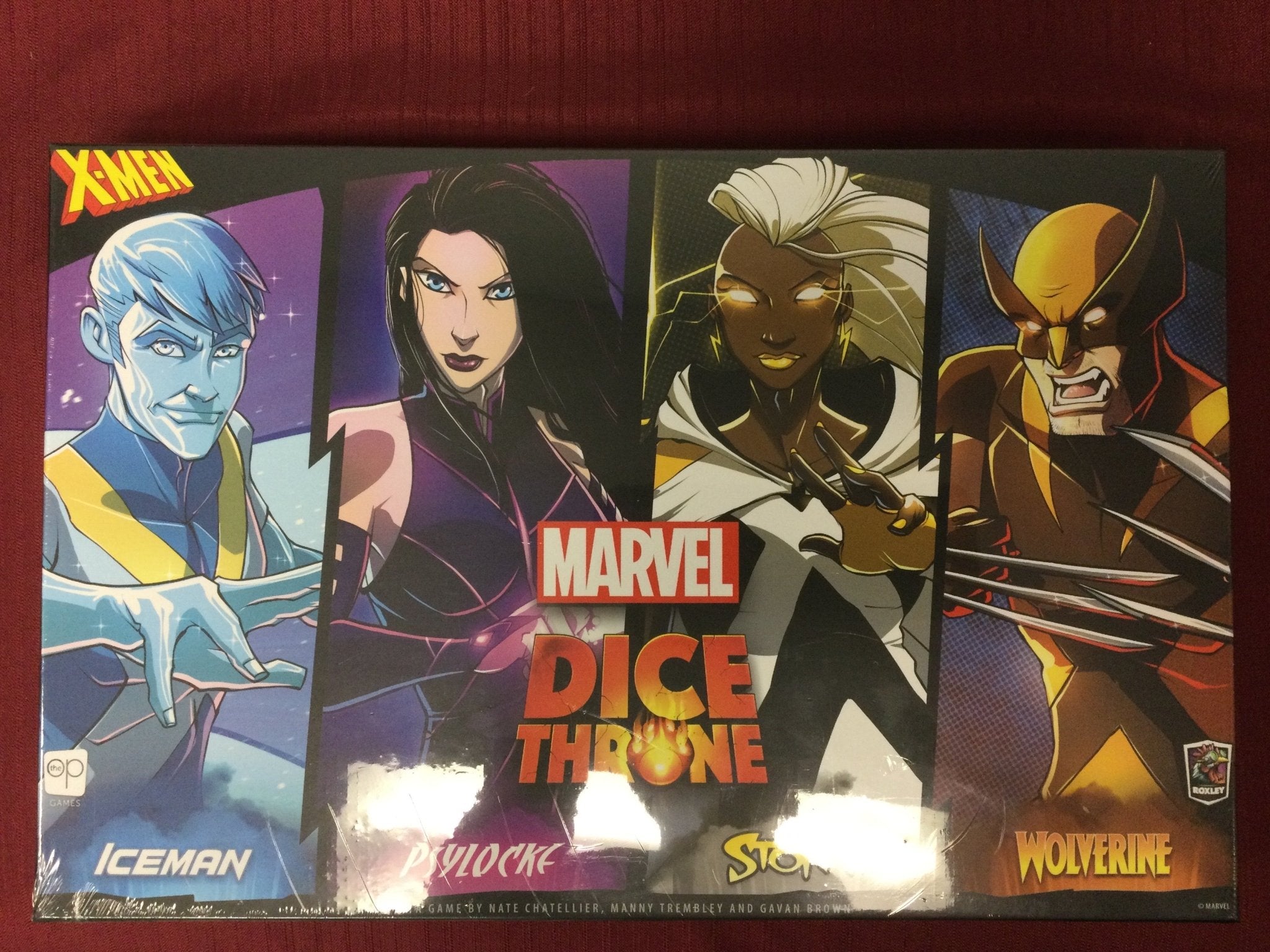 Marvel Dice throne Iceman,Psylocke,Storm,Wolverine - WiredVillage Games - The Op
