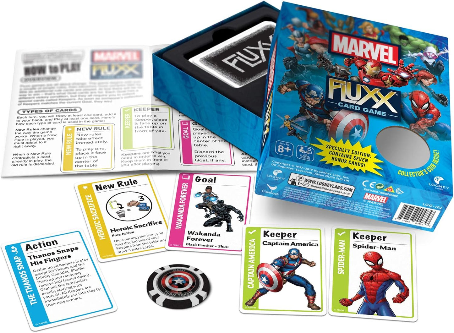 Marvel Fluxx - WiredVillage Games - Cardinal