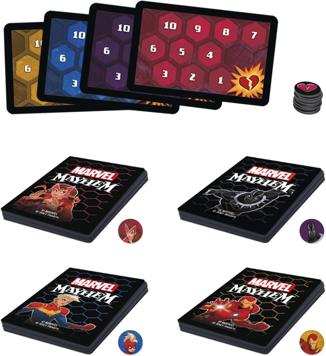 Marvel Mayhem Card Game - WiredVillage GamesHasbro