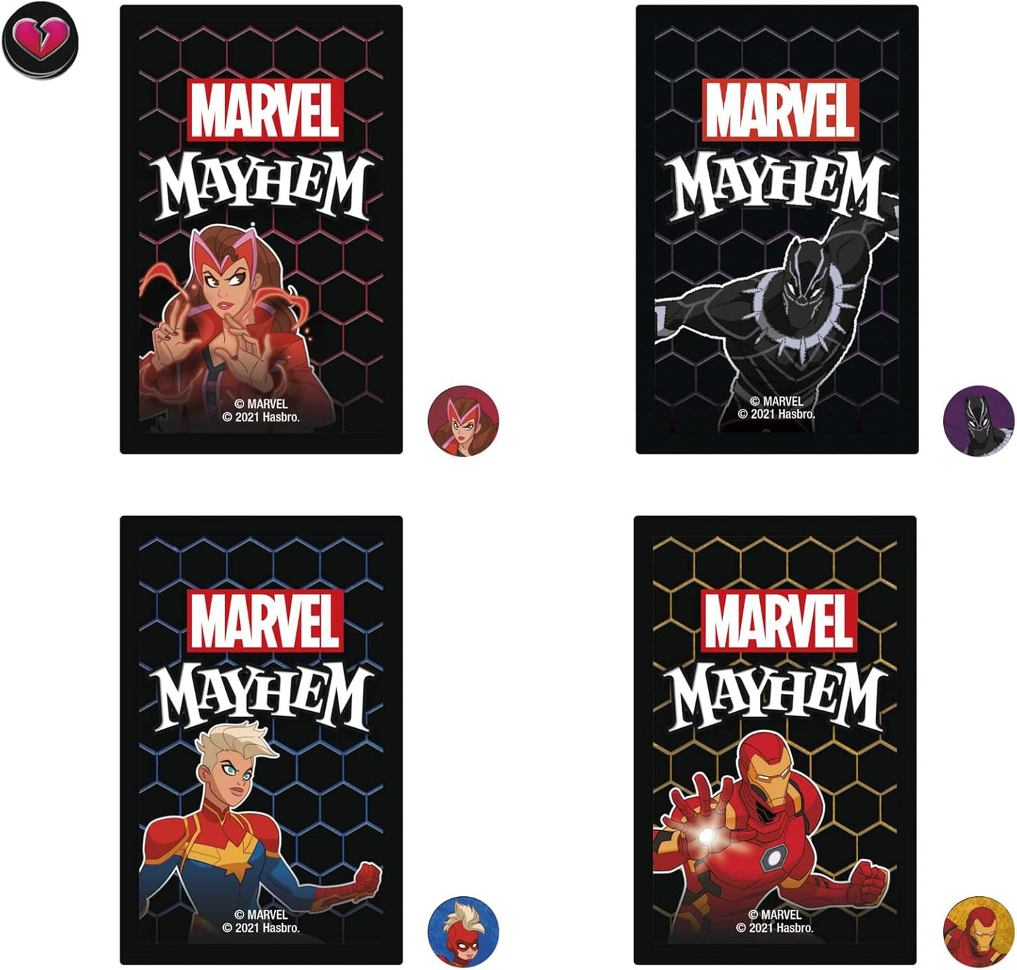Marvel Mayhem Card Game - WiredVillage GamesHasbro
