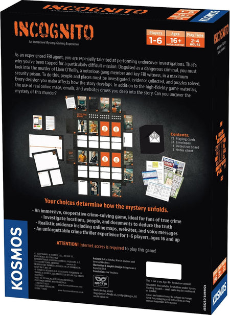 Masters of Crime: Incognito - WiredVillage Games - Thames & Kosmos