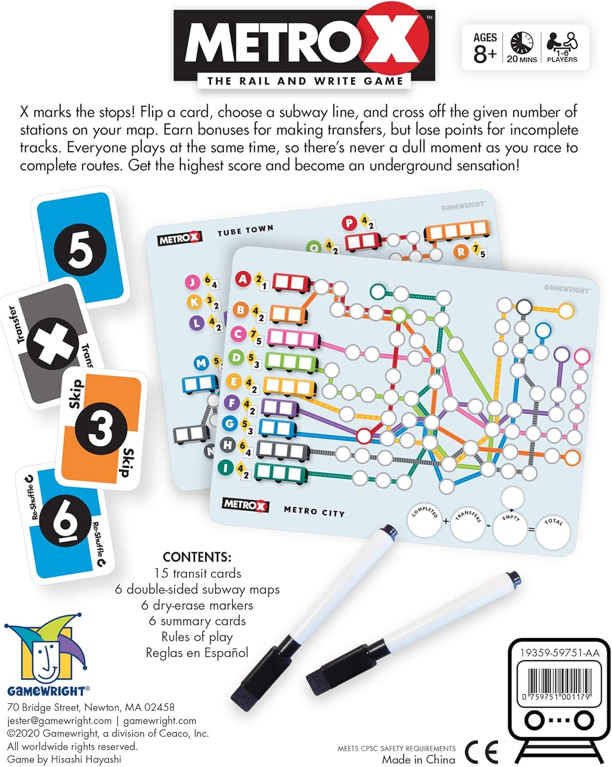 METRO X - WiredVillage Games - Wiredvillage Games