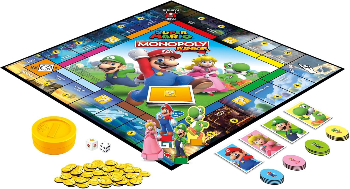 Monopoly Junior Super Mario - WiredVillage Games - Hasbro