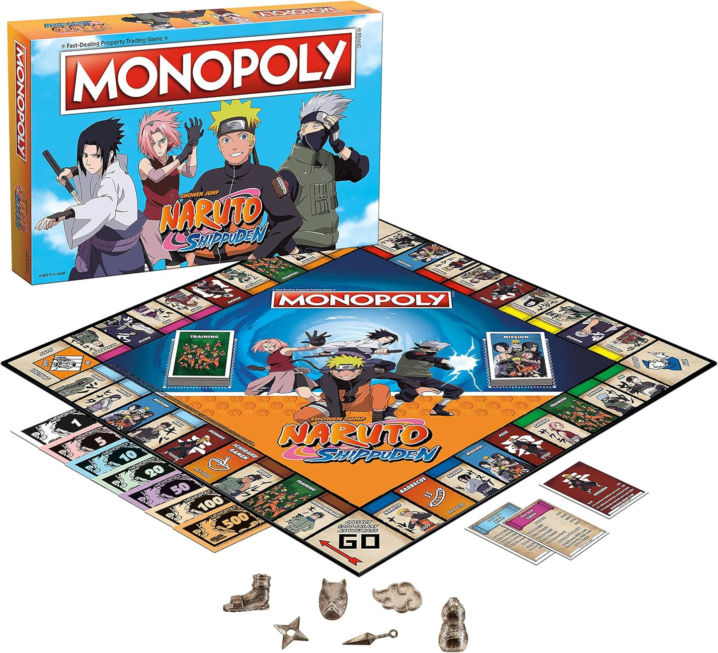 Monopoly: Naruto Shippuden - WiredVillage GamesUSAOPOLY