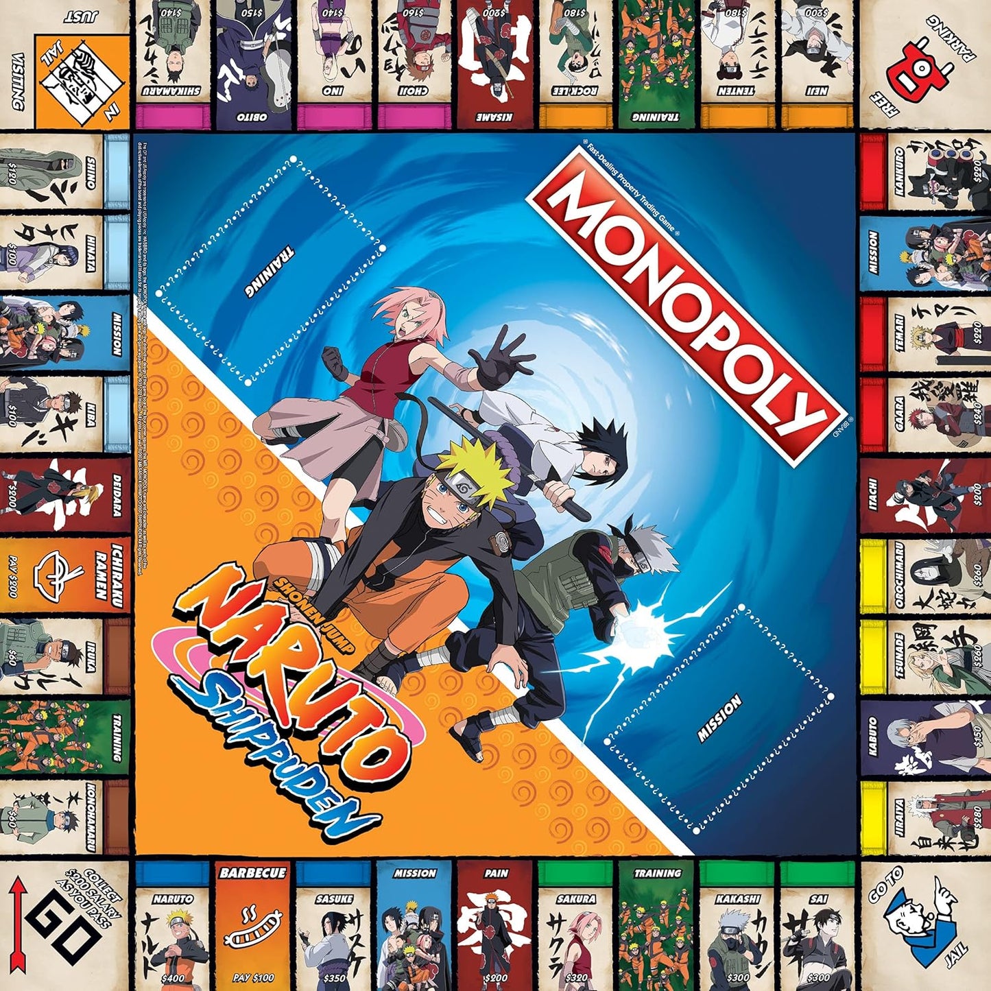 Monopoly: Naruto Shippuden - WiredVillage GamesUSAOPOLY