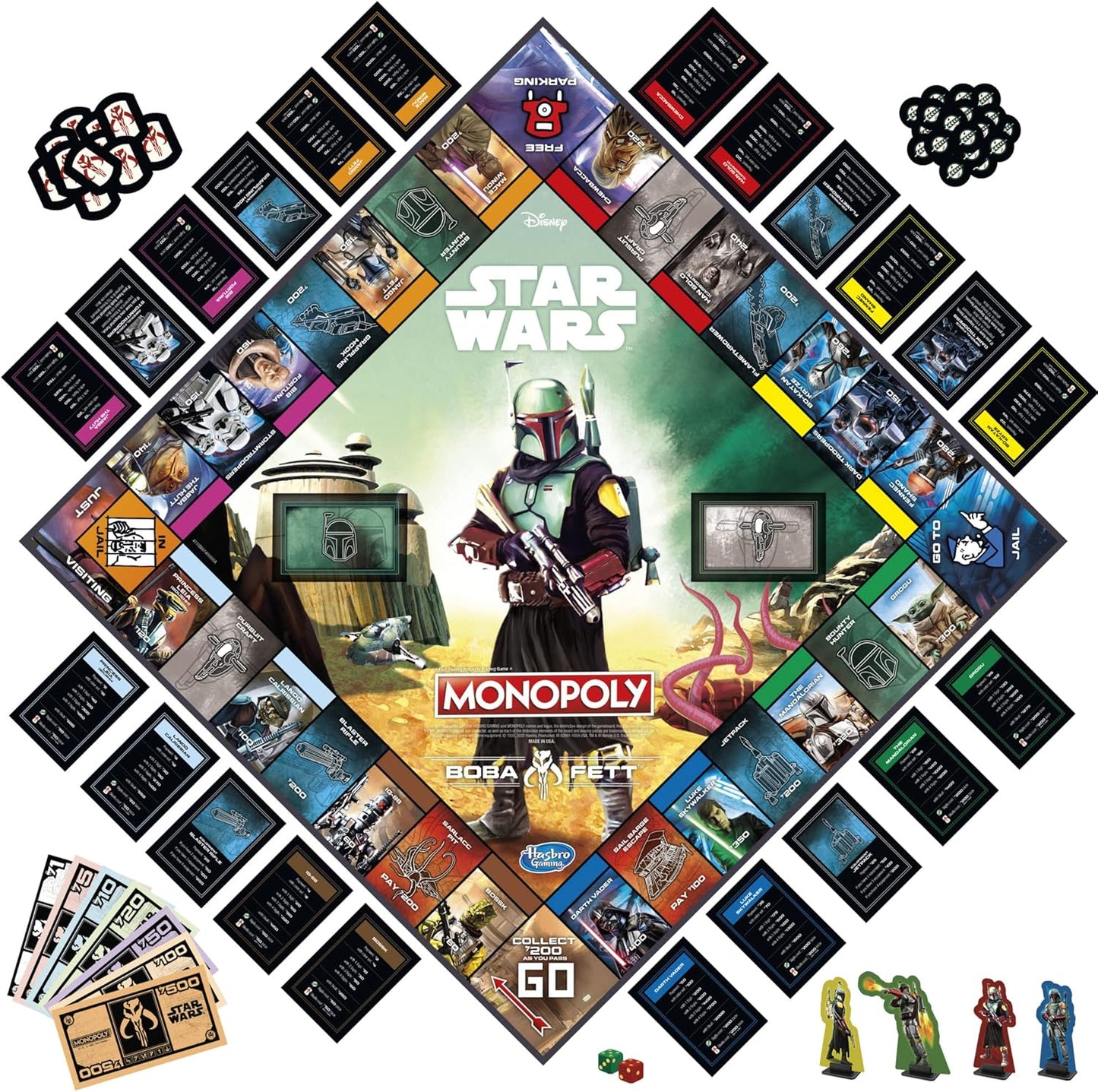 Monopoly: Star Wars Boba Fett - WiredVillage Games - Hasbro