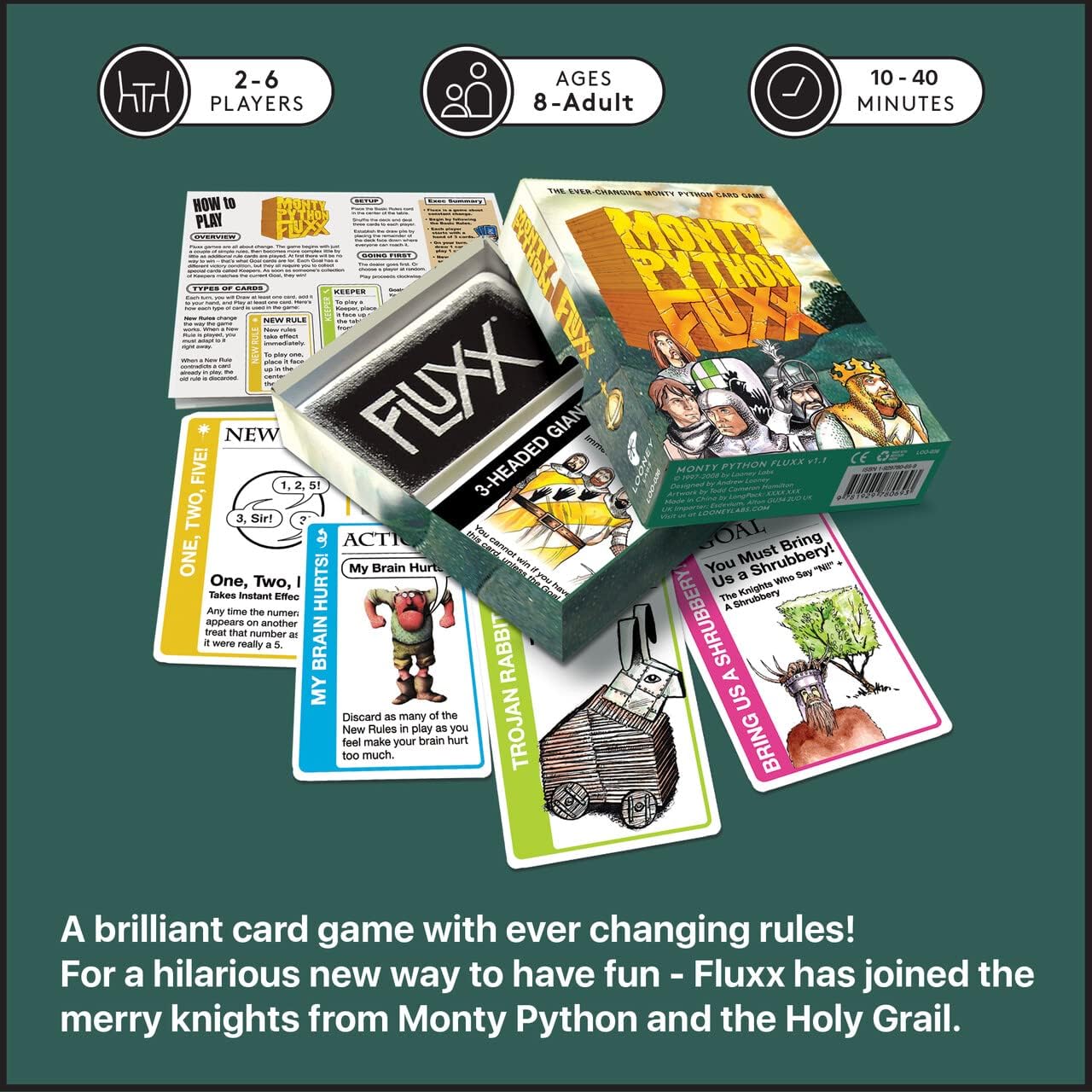Monty Python Fluxx - WiredVillage GamesLooney Labs