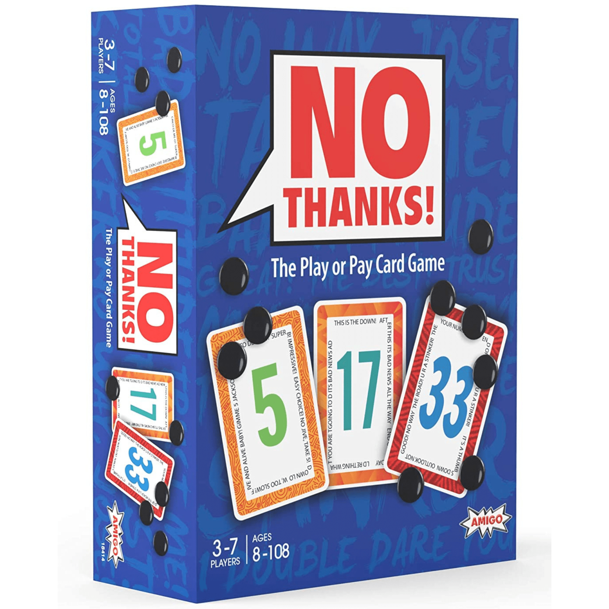 No Thanks! Card Game - WiredVillage Games - AMIGO