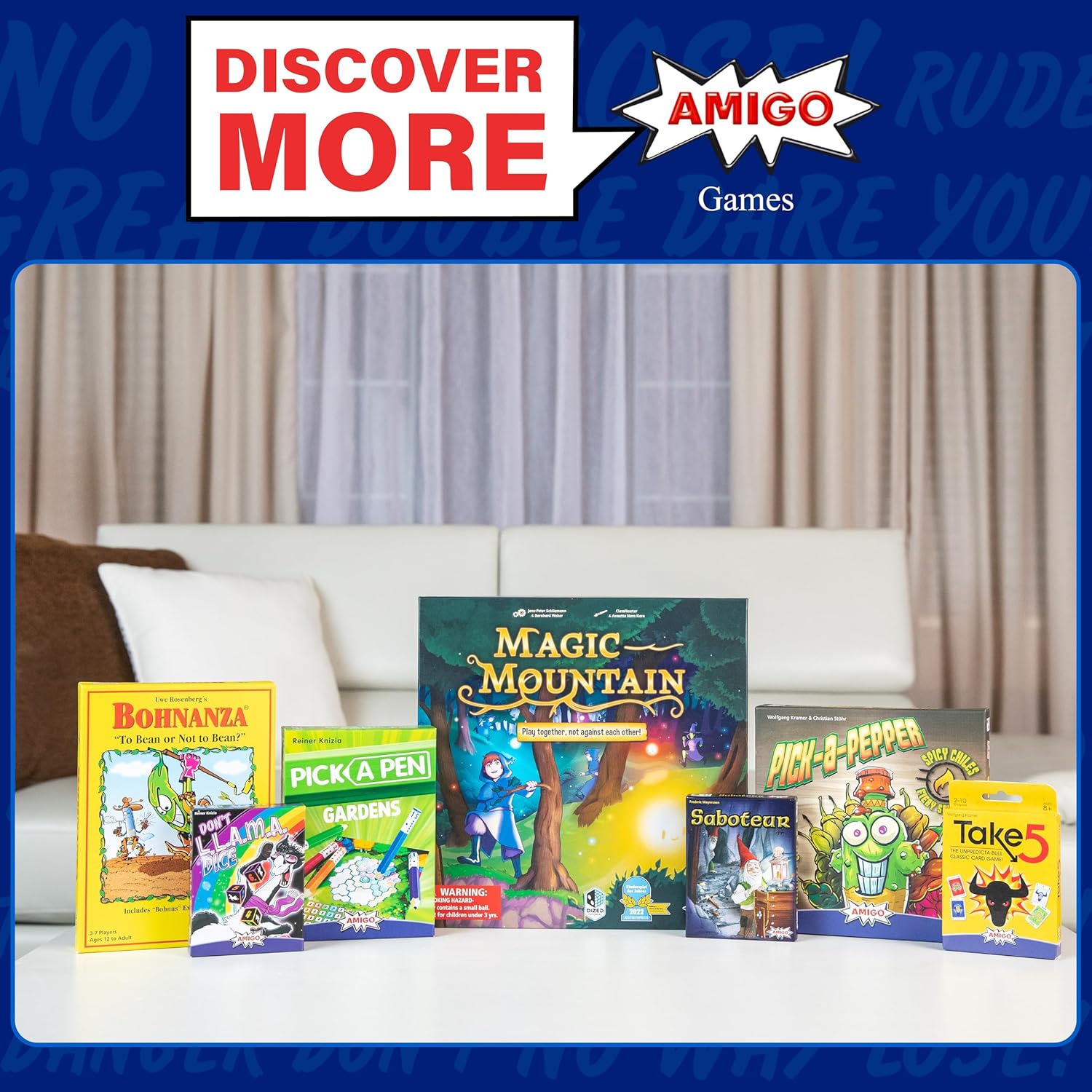 No Thanks! Card Game - WiredVillage Games - AMIGO