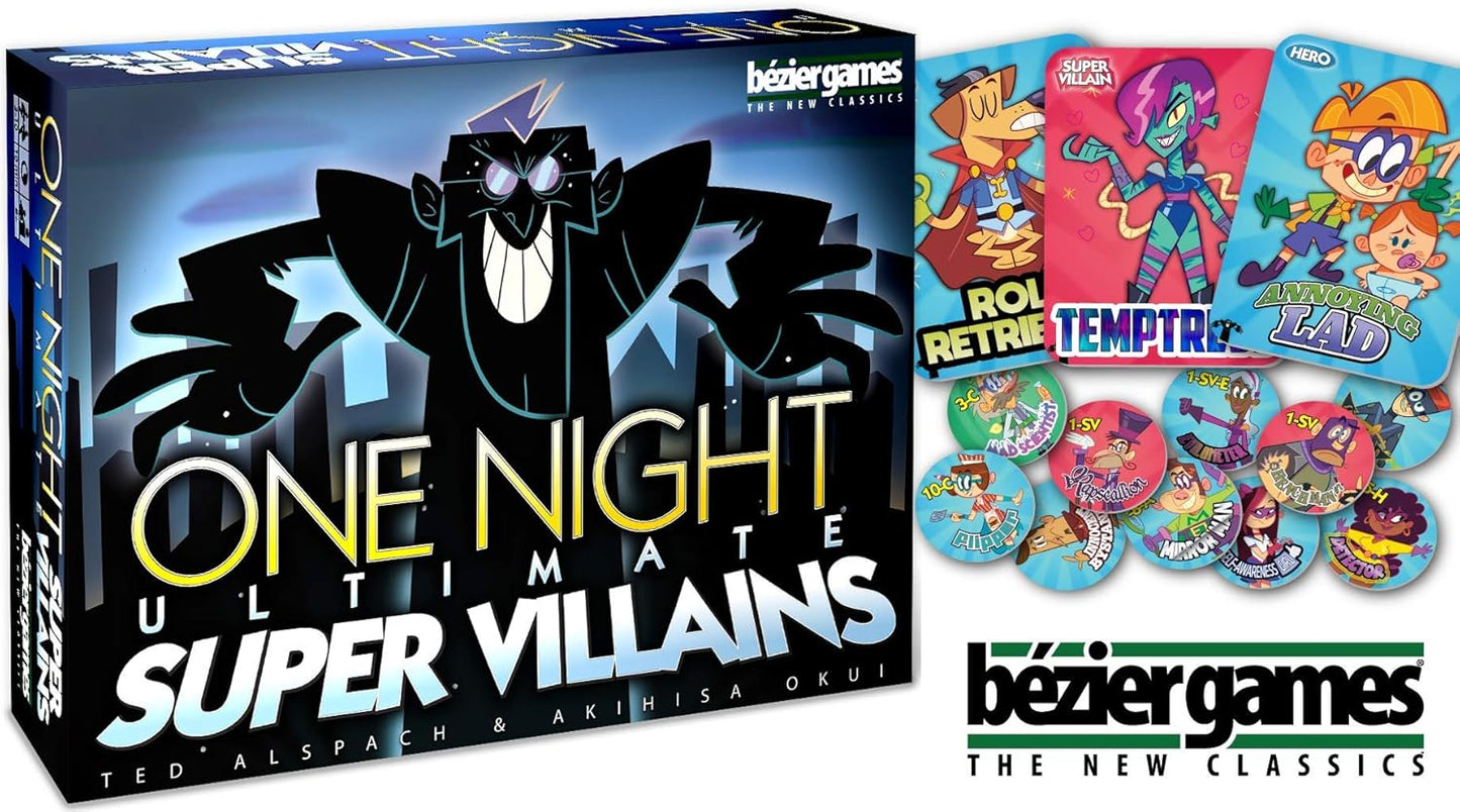 One Night Ultimate Super Villains - WiredVillage Games - Wiredvillage Games