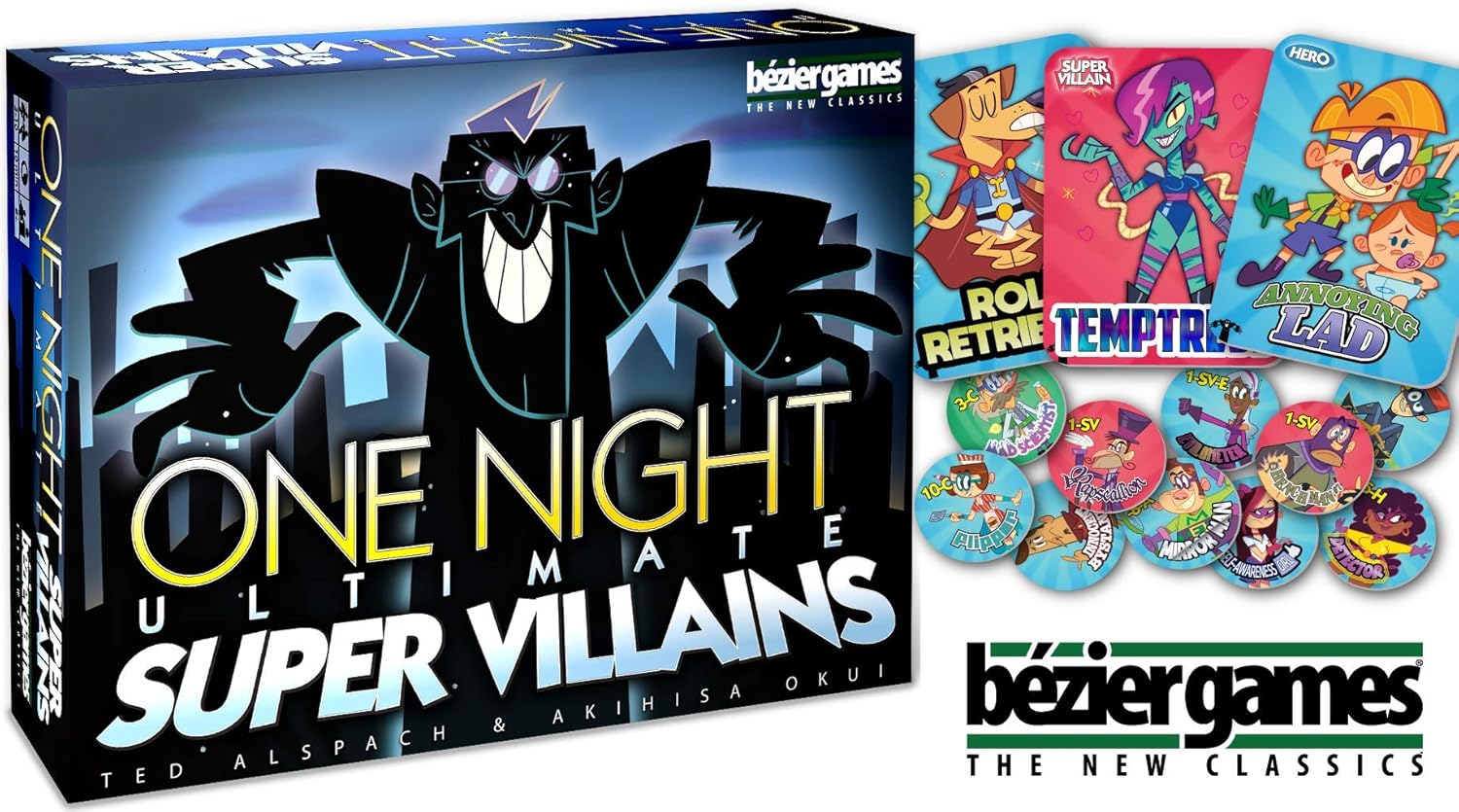 One Night Ultimate Super Villains - WiredVillage Games - Wiredvillage Games