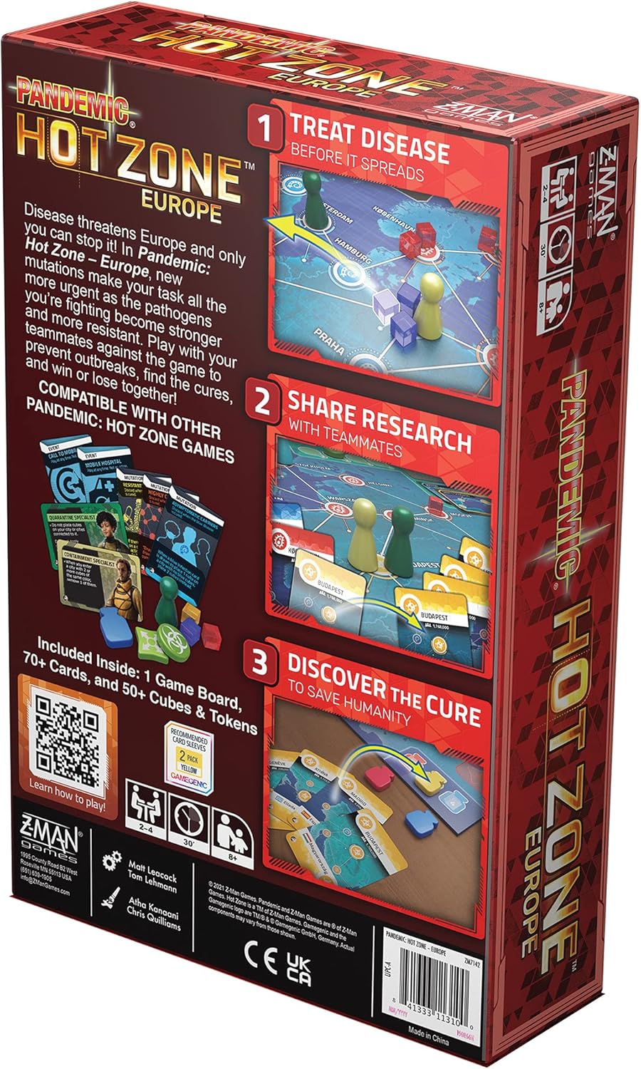 Pandemic: Hot Zone - Europe - WiredVillage GamesZ - Man Games