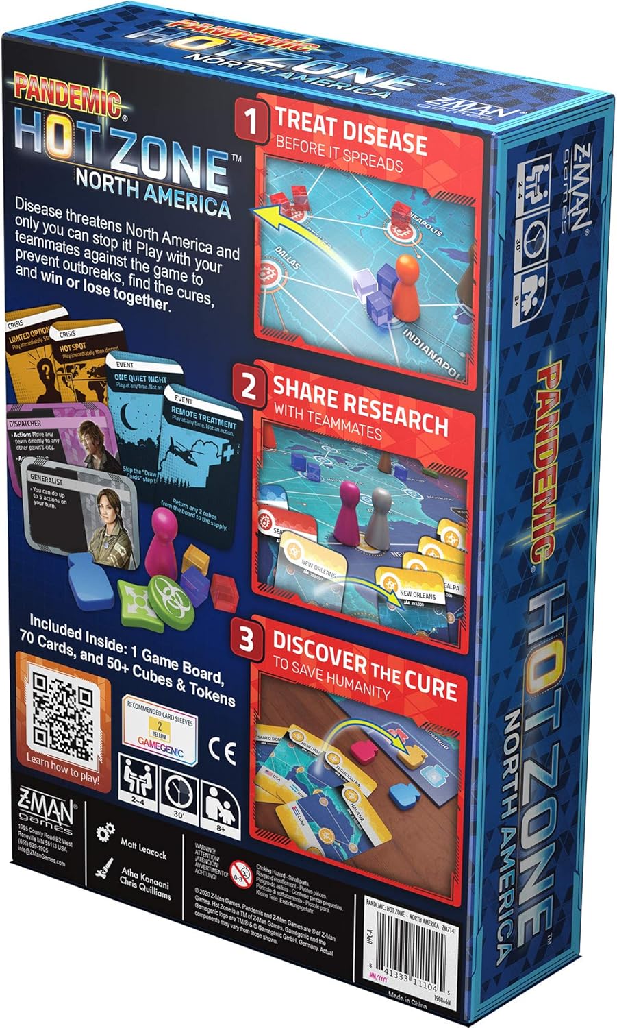 Pandemic Hot Zone North America - WiredVillage GamesZ - Man Games