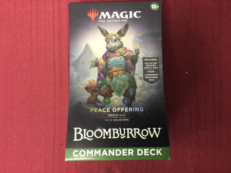 Magic the Gathering Bloomburrow Peace Offering Commander Deck - WiredVillage Games - Wizards of the Coast