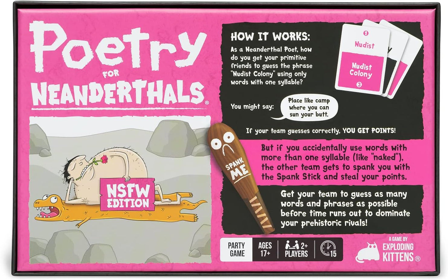 Poetry for Neanderthals NSFW - WiredVillage Games - Wiredvillage Games