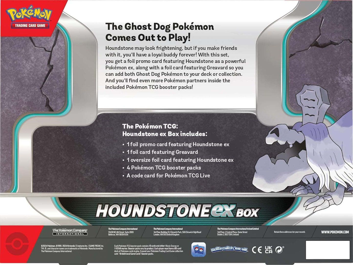 Pokémon TCG: Houndstone ex Box - WiredVillage Games - The Pokémon Company