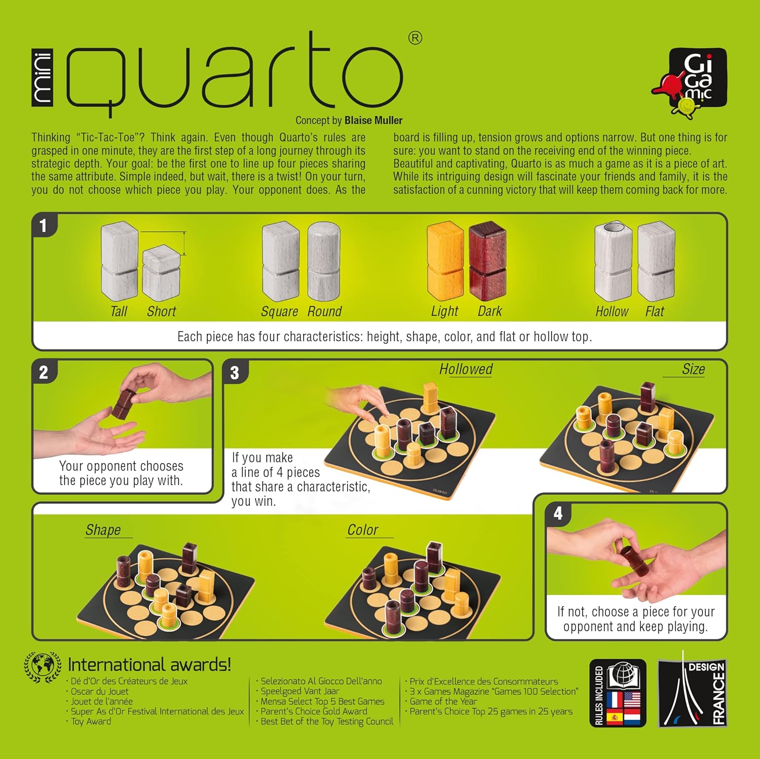 Quarto - WiredVillage Games - Gigamic
