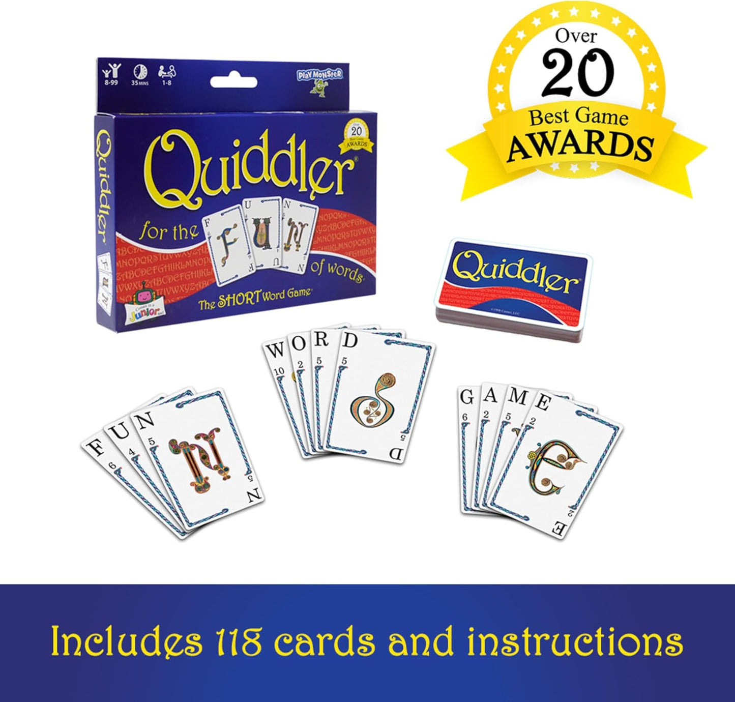 Quiddler - WiredVillage GamesPlay Monster
