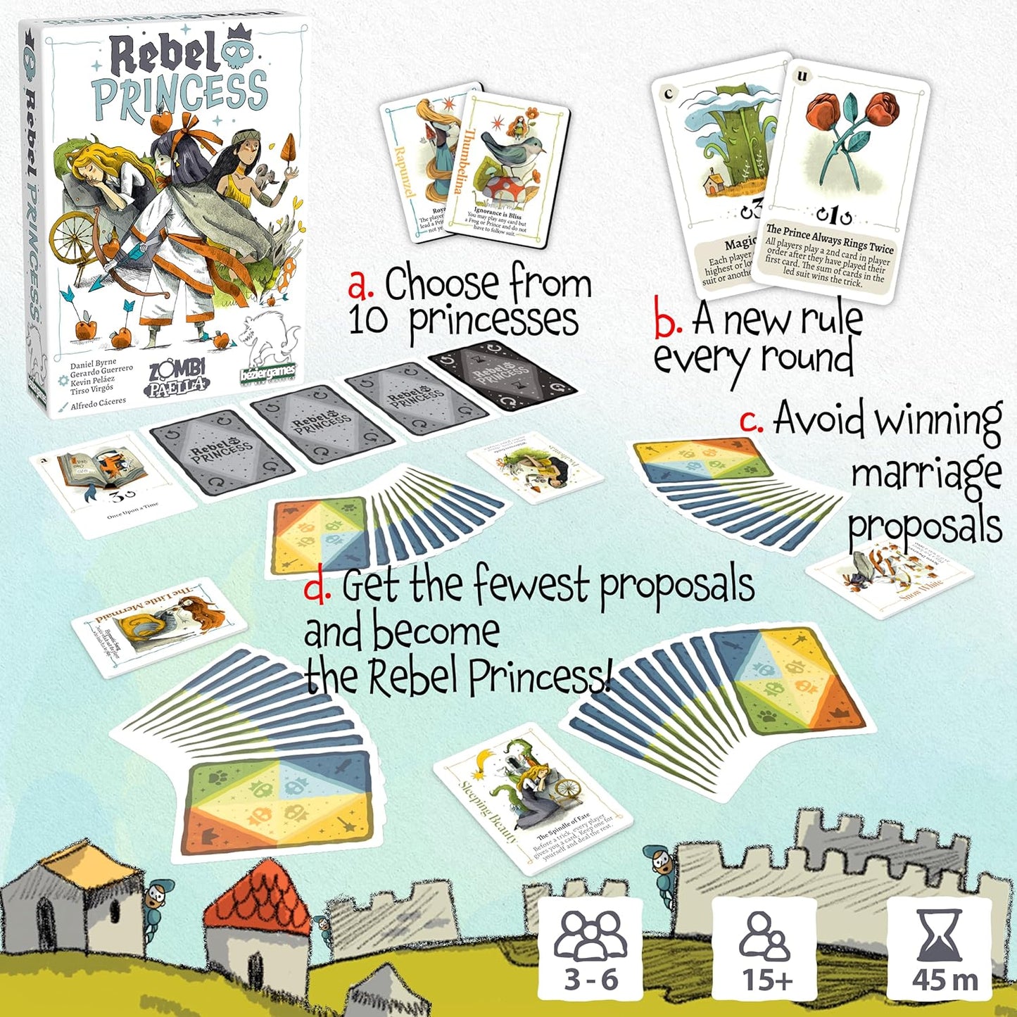 Rebel Princess - WiredVillage GamesBezier Games
