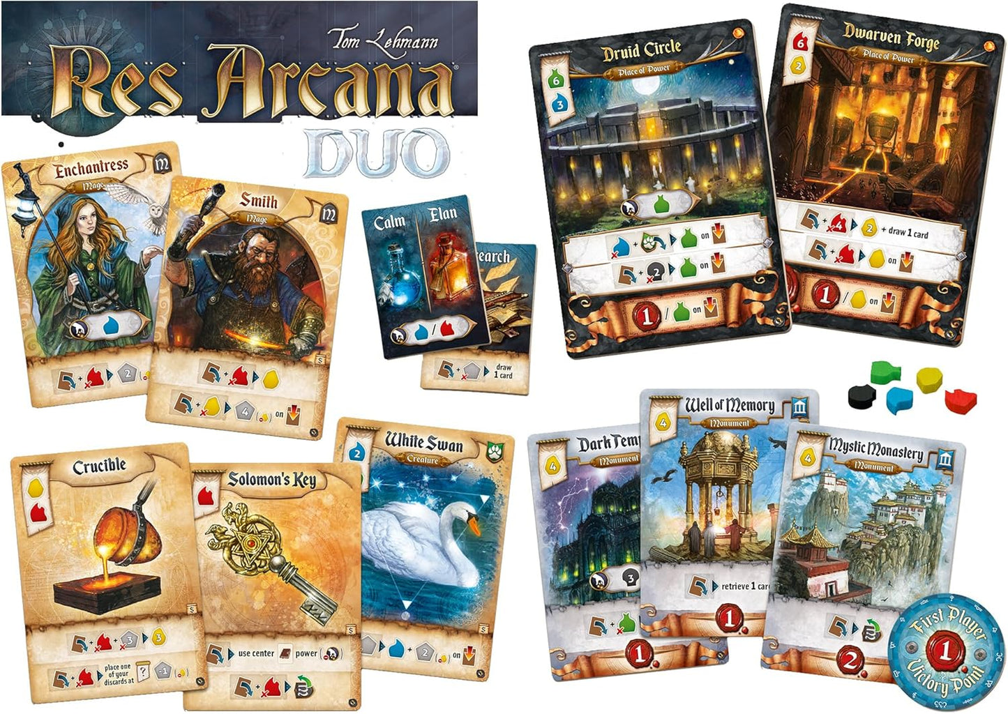 Res Arcana Duo - WiredVillage Games - Sand Castle Games