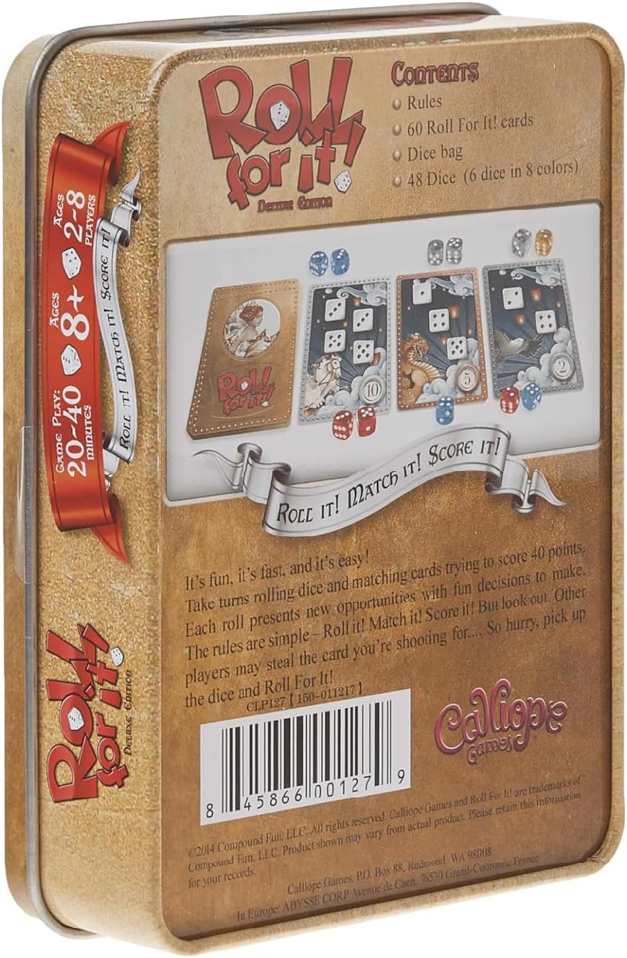 ROLL FOR IT DELUXE EDITION - WiredVillage GamesCalliope Games