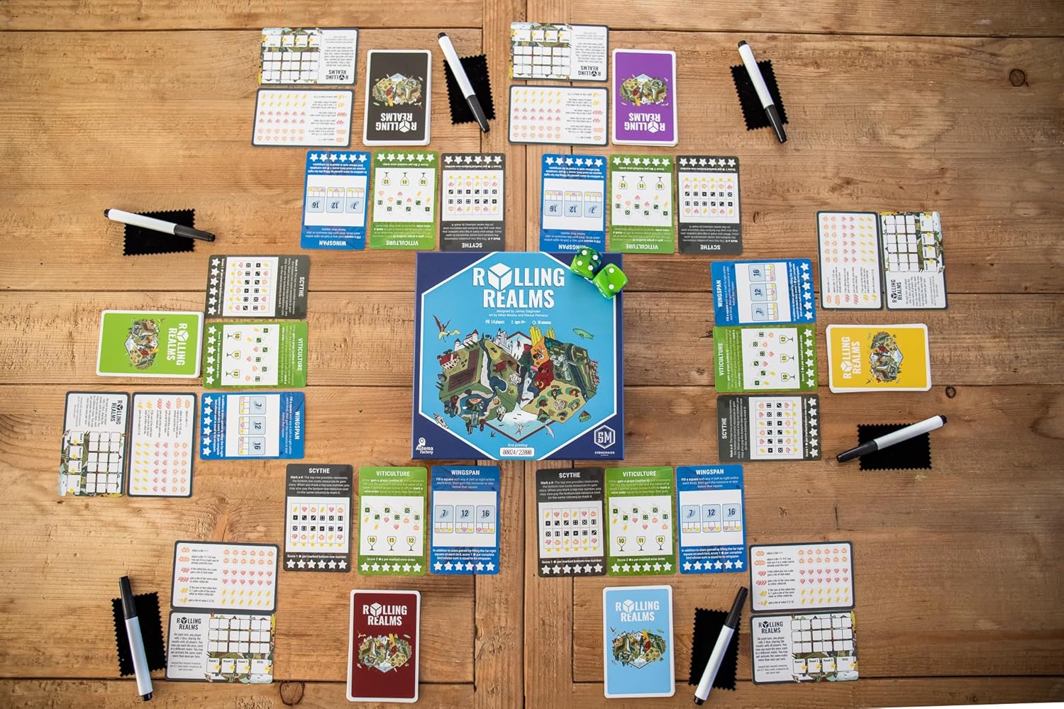 Rolling Realms Board Game - WiredVillage Games - Stonemaier Games