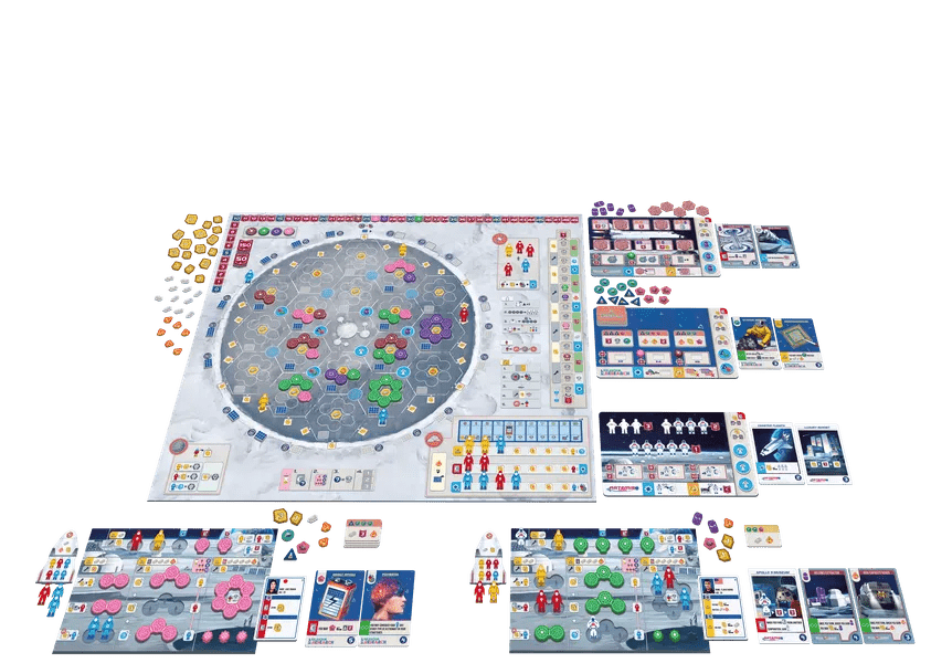 Shackleton Base - A Journey to the Moon - WiredVillage Games - Pandasaurus Games
