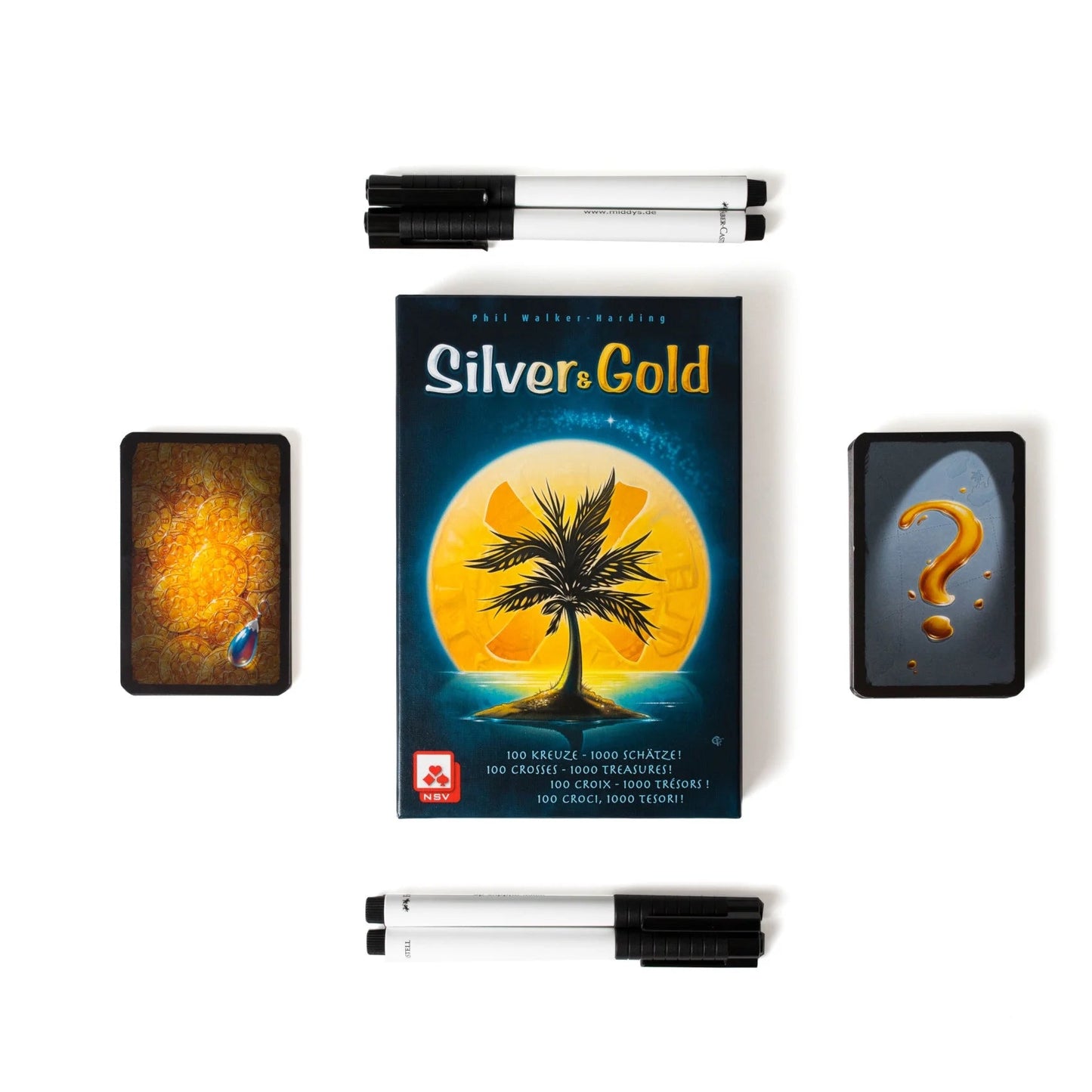 Silver & Gold - WiredVillage Games - Pandasaurus Games