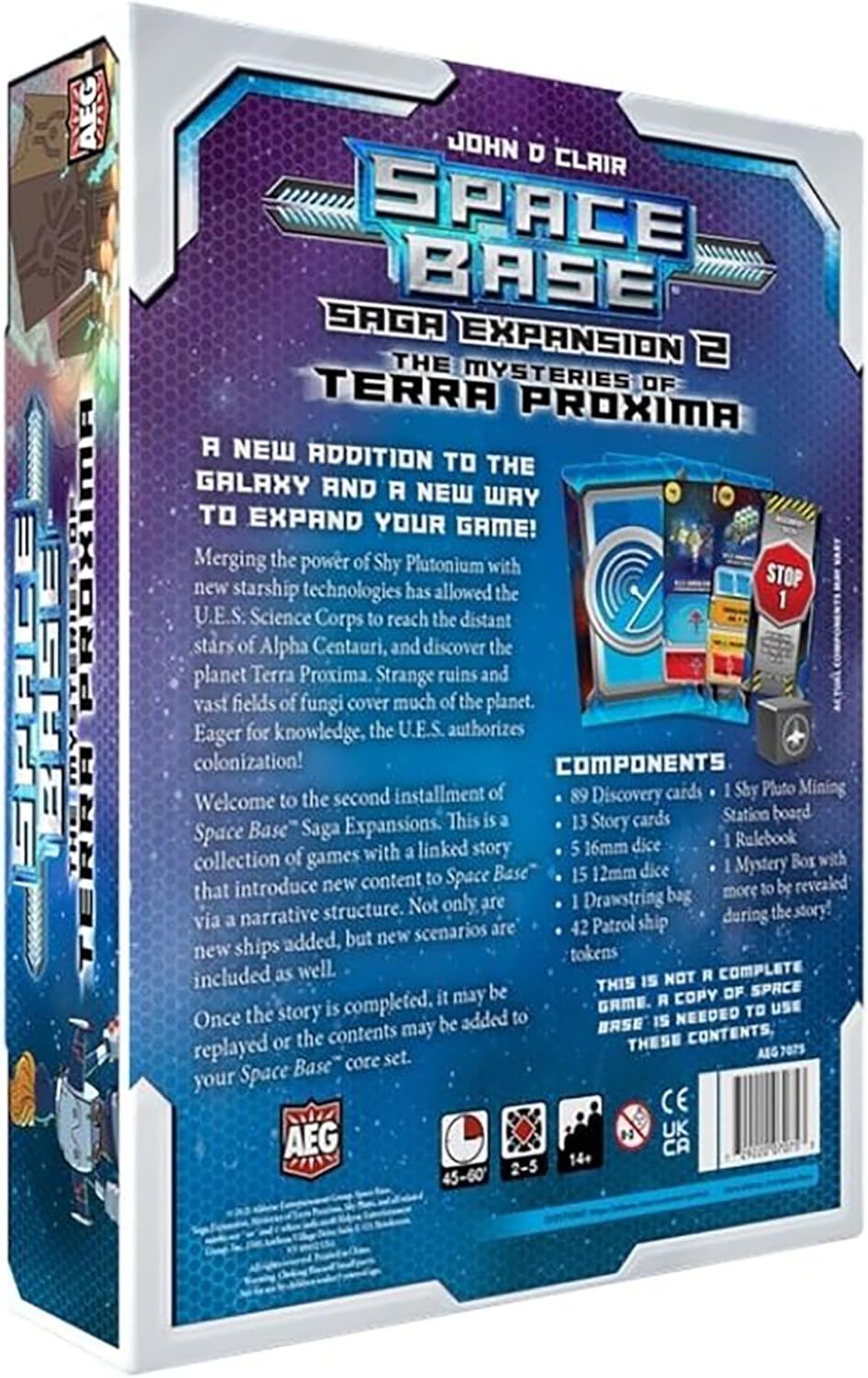 SPACE BASE: THE MYSTERIES OF TERRA PROXIMA - WiredVillage GamesAlderac Entertainment Group (AEG)