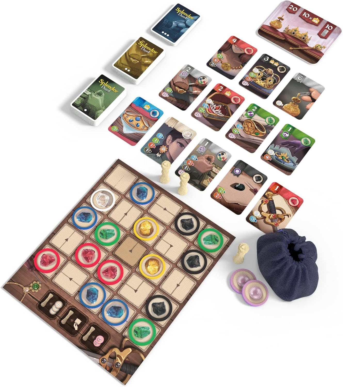 SPLENDOR - DUEL - WiredVillage GamesSpace Cowboys