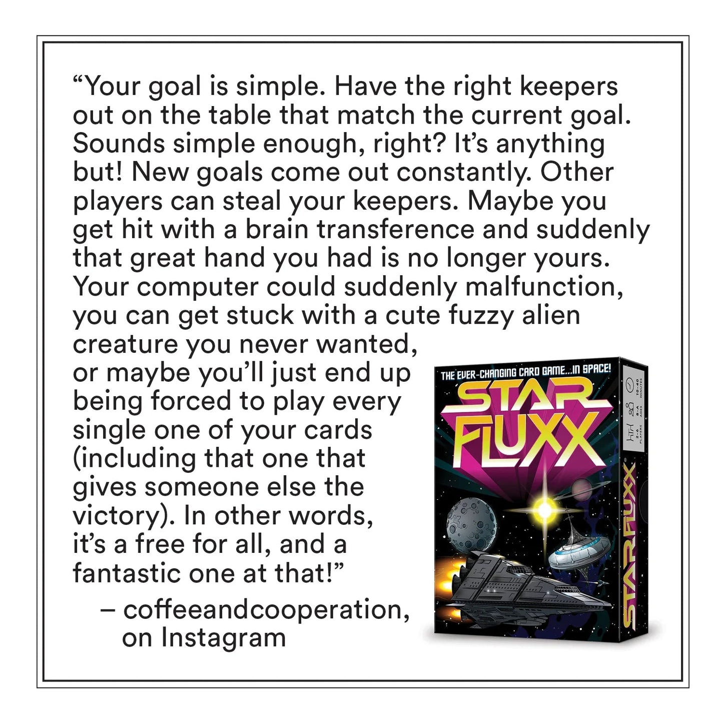 Star Fluxx - WiredVillage Gameslooney Labs