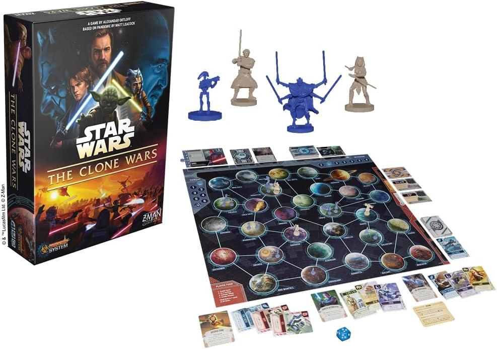STAR WARS: THE CLONE WARS - A PANDEMIC SYSTEM GAME - WiredVillage Games - Z - Man Games