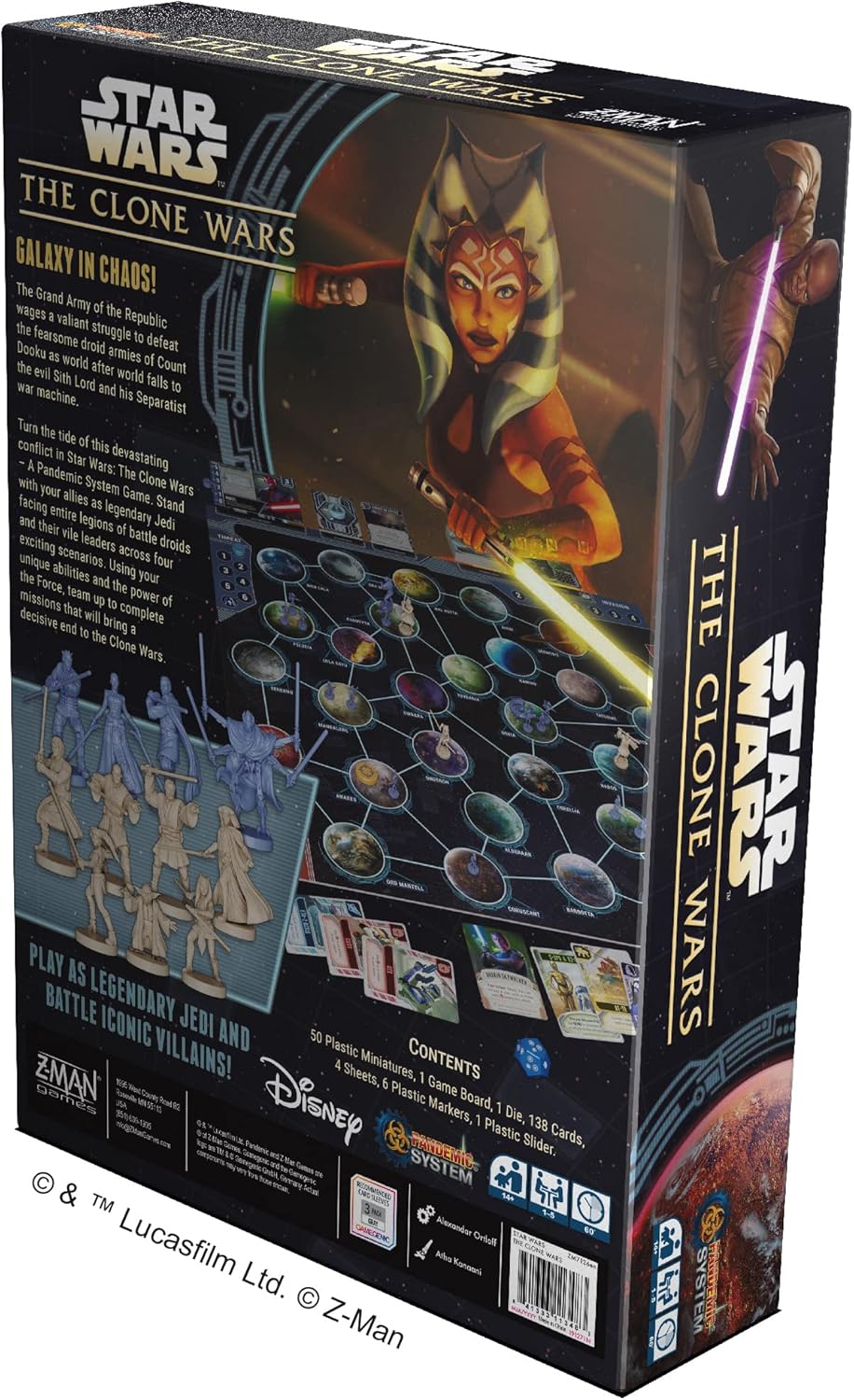 STAR WARS: THE CLONE WARS - A PANDEMIC SYSTEM GAME - WiredVillage Games - Z - Man Games