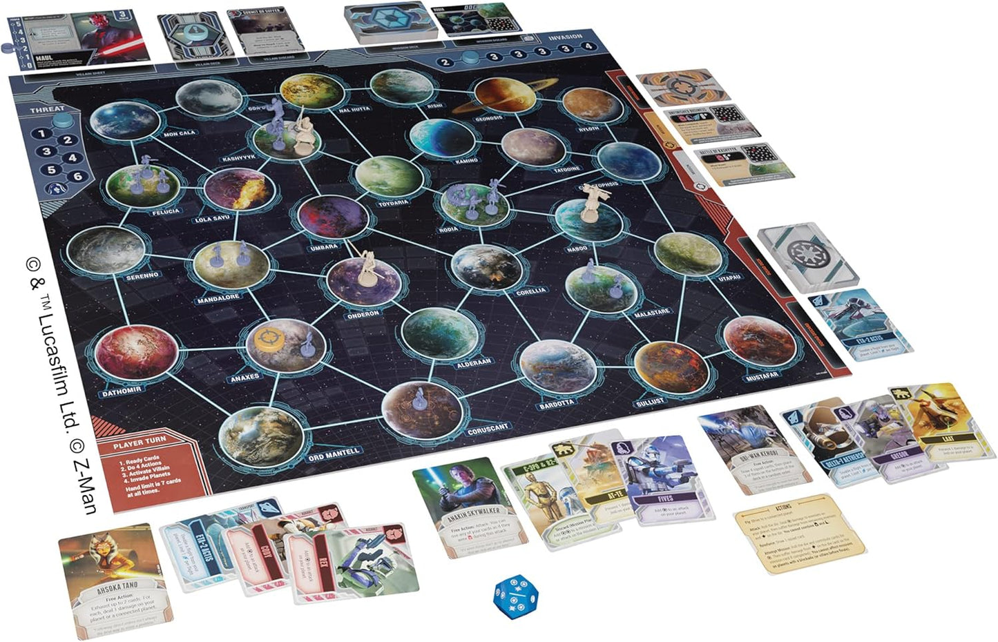 STAR WARS: THE CLONE WARS - A PANDEMIC SYSTEM GAME - WiredVillage Games - Z - Man Games