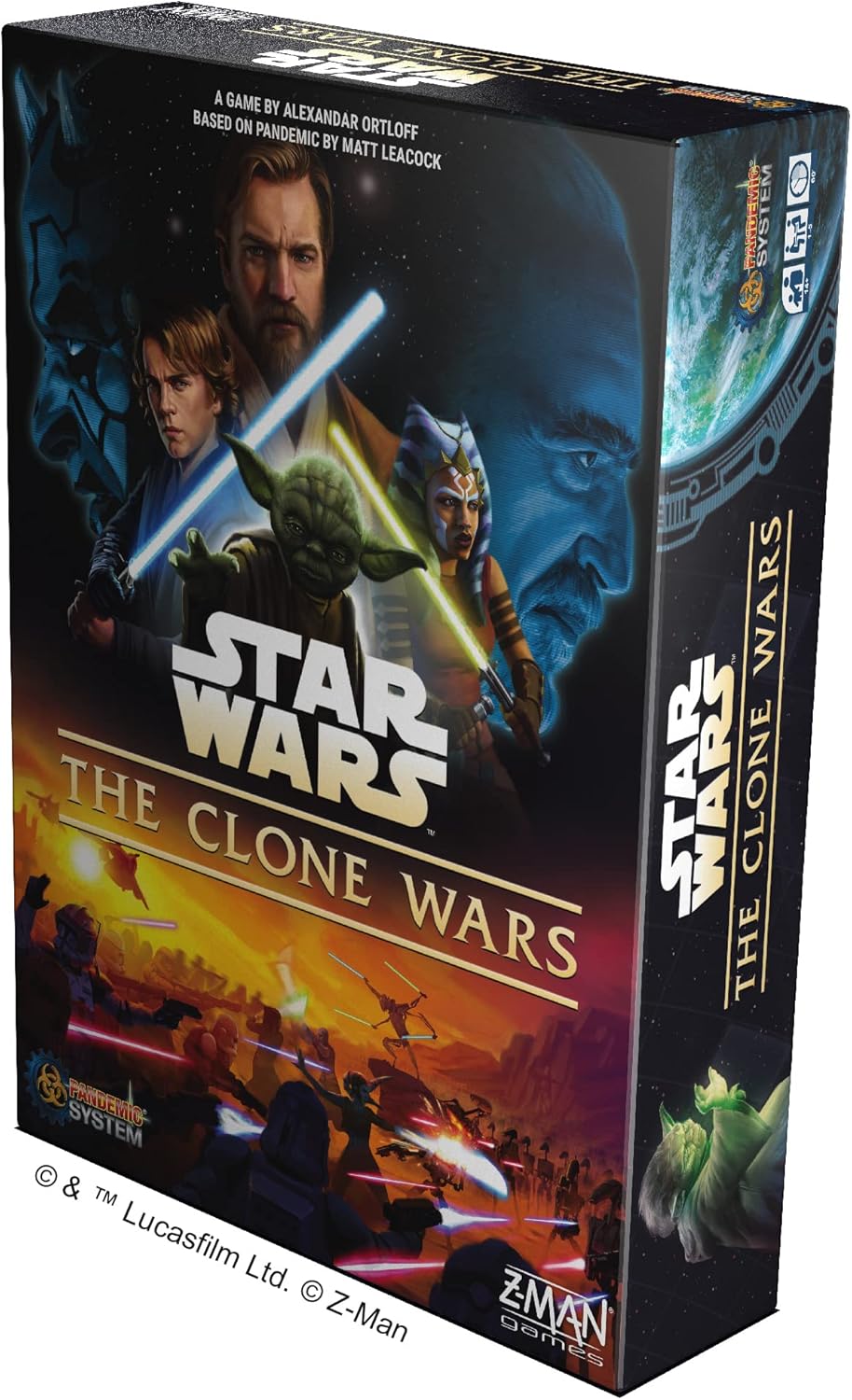 STAR WARS: THE CLONE WARS - A PANDEMIC SYSTEM GAME - WiredVillage Games - Z - Man Games