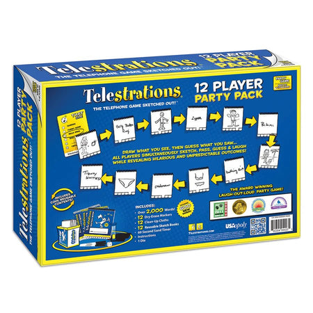 Telestrations 12 Player - Party Pack - WiredVillage Games - The Op